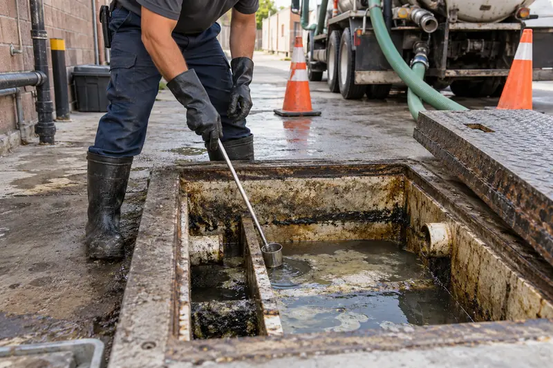 Grease trap cleaning in Waxahachie