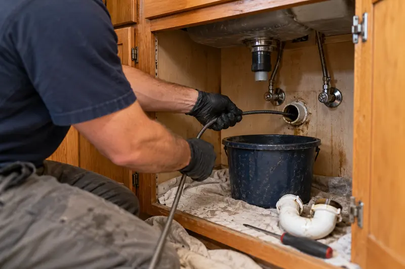 Kitchen sink drain cleaning in Waxahachie