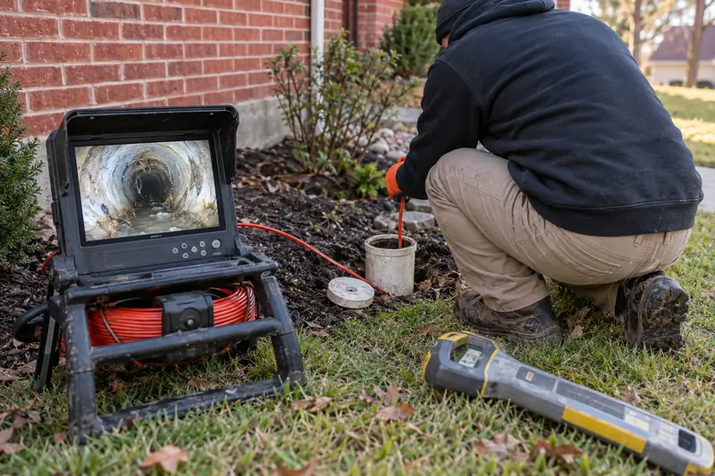 Sewer camera inspection in Waxahachie